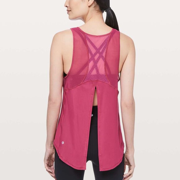 Lululemon Women's Sculpt Tank *Tie Back - Pink - Picture 2 of 7